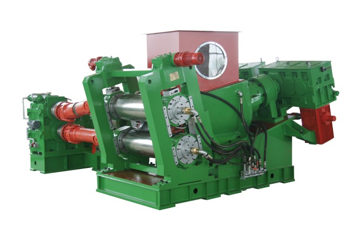 双螺杆挤出压片机.前